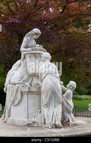 Caroline Mathilde-Denkmal in den französischen Garten, Celle, Niedersachsen, Norddeutschland Stockfoto