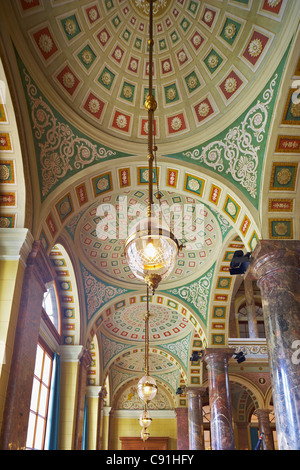 Marmorsaal Im Kursaalgebaeude, Marmorsaal, Bad Ems an der Lahn, Bad Ems an der Lahn, Rheinland-Pfalz, Deutschland, Europa Stockfoto