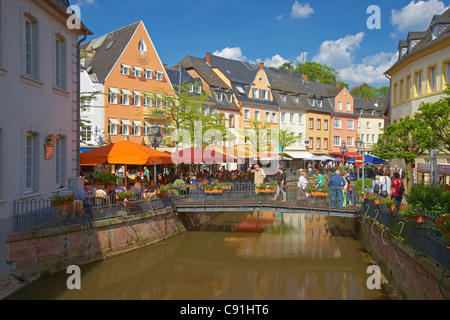 Saarburg, klein Venedig, Leukbach, Rheinland-Pfalz, Deutschland, Europa Stockfoto