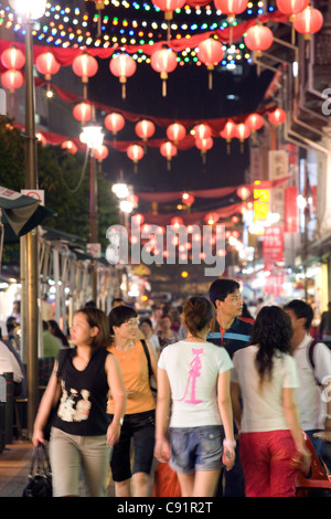 Chinatown Food Street [aka Smith Street] - al Fresco Essen Stockfoto