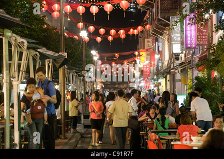 Chinatown Food Street [aka Smith Street] - al Fresco Essen Stockfoto