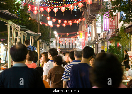 Chinatown Food Street [aka Smith Street] - al Fresco Essen Stockfoto