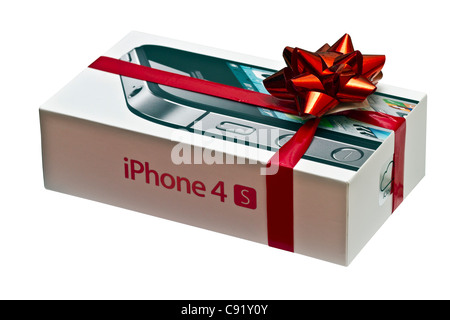 IPhone 4 s im Etui verpackt Stockfoto