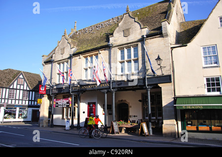 Snooty Fox Hotel, Marktplatz, Tetbury, Cotswold Bezirk, Gloucestershire, England, Vereinigtes Königreich Stockfoto