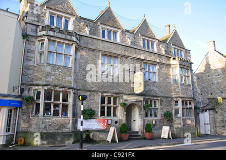 Nahe Hotel, Long Street, Tetbury, Cotswold Bezirk, Gloucestershire, England, Vereinigtes Königreich Stockfoto