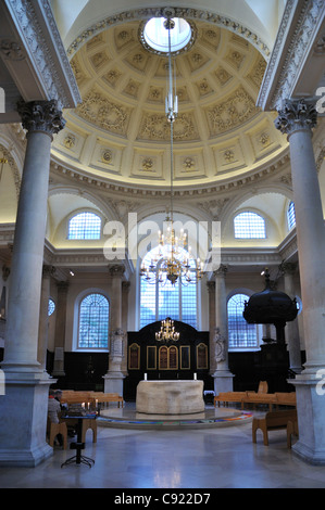 Kirche von St. Stephen Walbrook City of London UK. Im 7. Jahrhundert wahrscheinlich auf den Fundamenten erbaut einer sächsischen Kirche Stockfoto