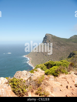 Cape Point die tückischen Klippen bilden der südwestlichsten Spitze Afrikas liegen einige der höchsten in der Welt und Stockfoto