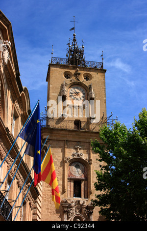 Aix ist berühmt für seine Beautiiful-Architektur. Stockfoto