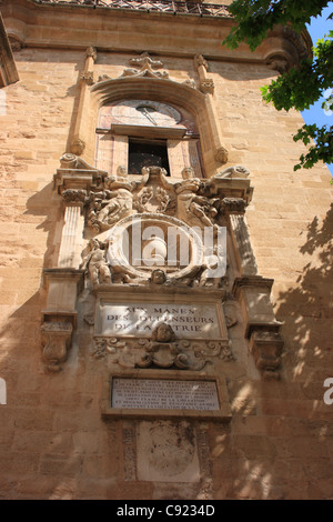 Aix ist berühmt für seine Beautiiful-Architektur. Stockfoto