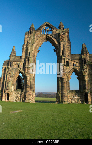 Gisborough Priory ist die Ruine ein Augustiner Kloster 1119 von Bruce Familie gegründet. Stockfoto