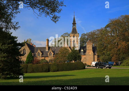 Newstead Abbey Torhaus. Die mittelalterliche Abtei ist bekannt für seine Assoziationen mit Lord Byron. Stockfoto