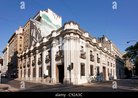 Chile, Santiago, Museo Chileno de Arte Precolombino (chilenische präkolumbianische Kunstmuseum), außen Stockfoto