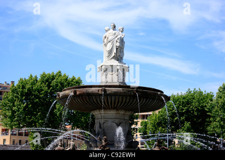 Aix-en-Provence ist eine Stadt, die berühmt für Itts Beautiiful Architektur. Stockfoto