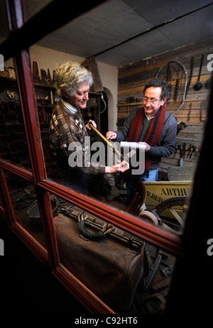 Die Shambles Victorian Village in Newent, Gloucestershire - ein Museum Victoriana deren Inhalte sollen im Mai - C versteigert werden Stockfoto