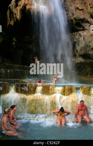 Hammamat Ma'in Hot Springs, Jordanien. Stockfoto
