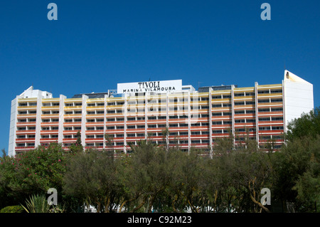 Äußere Tivoli Hotel Vilamoura Marina Algarve Portugal Stockfoto