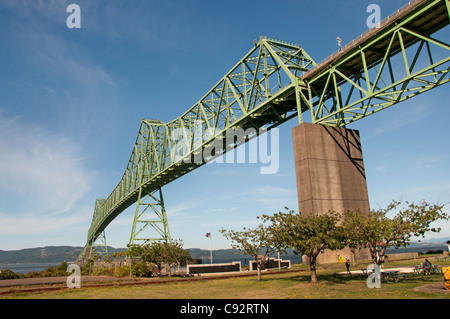 Astoria Megler Brücke Columbia River, Oregon Vereinigte Staaten von Amerika Stockfoto