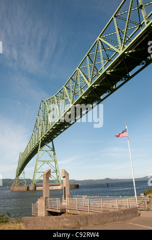 Astoria Megler Brücke Columbia River, Oregon Vereinigte Staaten von Amerika Stockfoto