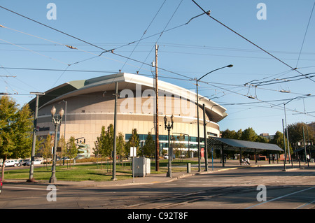 Stadion Rose Garden Arena Portland Lumberjax Arenablazers Oregon USA Stockfoto