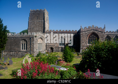 St Beuno Kirche Clynnog Fawr Cardigan Halbinsel Gwynedd North Wales UK Stockfoto