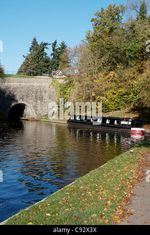 Darkie Tunnel am Llangollen Kanal, Teil der Shropshire Union canal bei Chirk Stockfoto