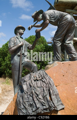 Das Denkmal Bogen von der Great Ocean Road erinnert an den Bau der Straße von zurückkehrenden Soldaten und Seeleute aus der Stockfoto
