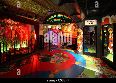 Im Beatles Museum in Liverpool, England Stockfoto