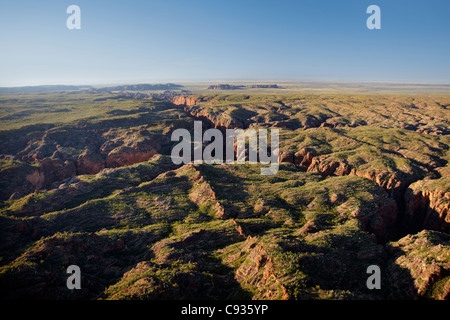 Piccaninny Gorge, Bungle Bungles, Purnululu National Park, Kimberley-Region, Western Australia, Australien - Antenne Stockfoto