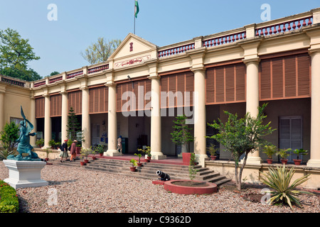 Das Gebäude am Chandernagore Dupleix wurde nach einem französischen Gouverneur ernannt. Es ist heute ein Museum. Stockfoto