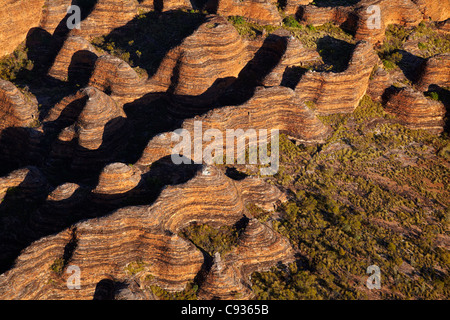 Bienenstöcke, Bungle Bungles, Purnululu National Park, Kimberley-Region, Western Australia, Australien - Antenne Stockfoto