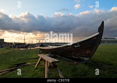 Wikinger-Museum in Roskilde, Dänemark Stockfoto