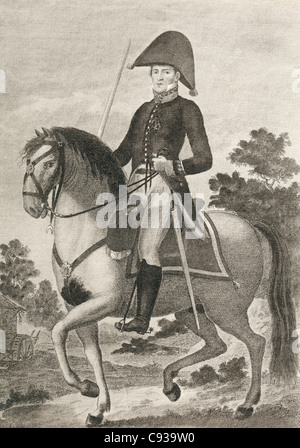 José Manso y Solá, 1. Graf von Llobregat, 1785-1863. Soldaten während des spanischen Unabhängigkeitskrieges. Stockfoto