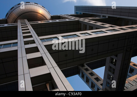 Das Fernsehgebäude von Fuji in Odaiba, Tokio, Japan Stockfoto