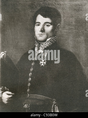 José Manso y Solá, 1. Graf von Llobregat, 1785-1863. Soldaten während des spanischen Unabhängigkeitskrieges. Stockfoto