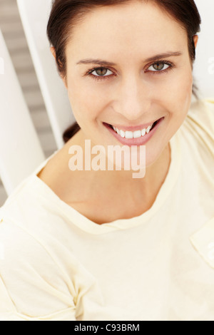 Porträt Frau im freien Stockfoto