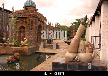 Keramik-Skulptur von Francisco Brennand in der Nähe von Recife Stockfoto