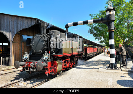 Historische Eisenbahn: Le Truffadou, Frankreich. Stockfoto