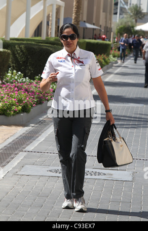 Formel 1 GP, Abu Dhabi Yas Marina Circuit 10.11.11, Monisha Kaltenborn, Team Sauber Stockfoto