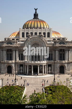 Palacio de Bellas Artes oder Palace von Fine Arts-Mexiko-Stadt Stockfoto