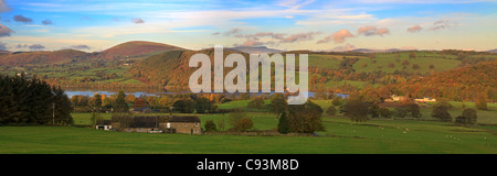 Reh-Haus mit Blick auf Ullswater in der Nähe von Pooley Bridge, Cumbria, UK Stockfoto