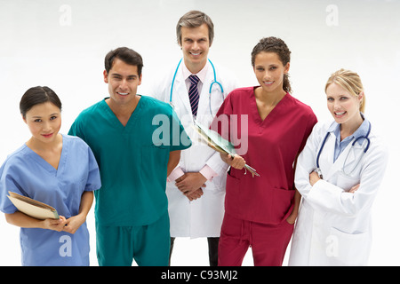 Gruppe von Medizinern Stockfoto