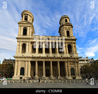 Kirche von St. Sulpice, Paris, Frankreich Stockfoto