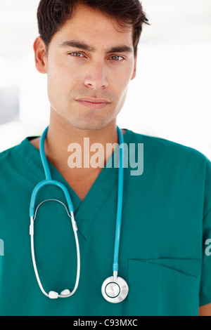 Jungen männlichen Arzt Stockfoto