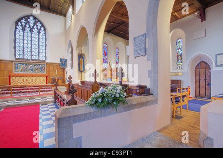 Das Innere der St. Lawrence Kirche in Scunthorpe, North Lincolnshire Stockfoto