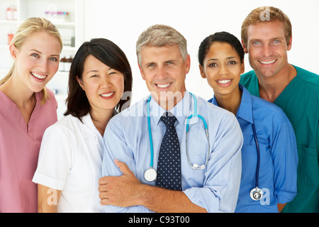 Porträt von medizinischem Fachpersonal Stockfoto