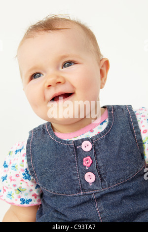 Porträt von glückliches baby Stockfoto