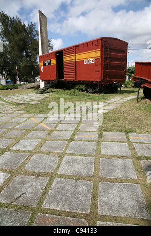 Die gepanzerten Zug Museum in Santa Clara, Kuba. Stockfoto