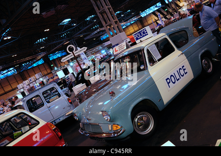 Ford Anglia Polizeiauto - der Footman James Classic Motor Show, Birmingham NEC Stockfoto