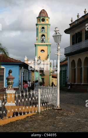 Turm der ehemaligen Augustinerkloster von Str. Francis von Assisi in Trinidad, Kuba. Stockfoto