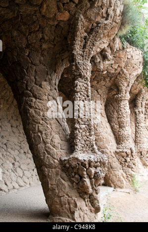 Park Güell, Barcelona, Spanien Stockfoto